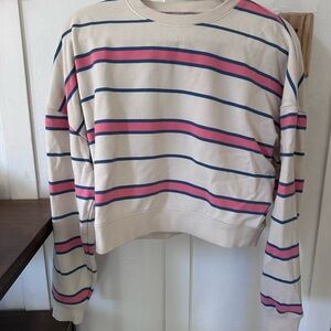 Striped Pink and Blue Sweater